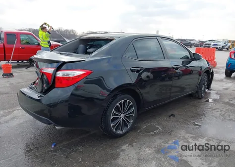 2014 Toyota Corolla S Plus from USA, damaged, VIN 5YFBURHEXEP037636